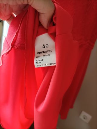 Vestido de fiesta rojo 