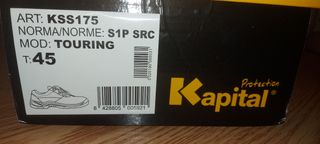 Zapatos seguridad talla 45