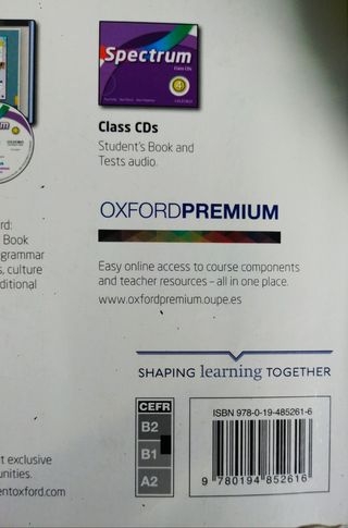 SPECTRUM. STUDENTS BOOK / WORK BOOK