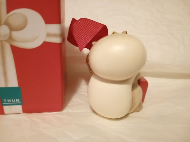 Addobbo scoiattolo con pacco Natale thun