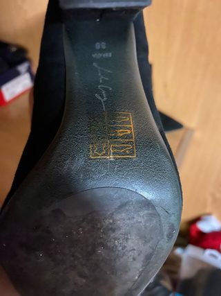 botines de tacòn lola cruz