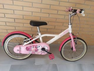 Bici niña 4 - 6 años segun estatura 16 pulgadas