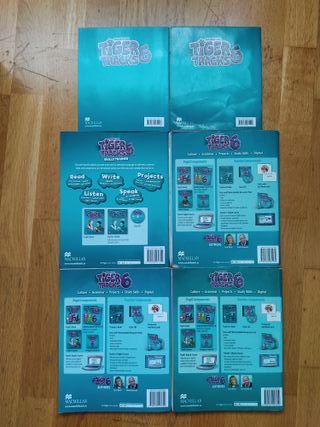 Libros de inglés Tiger Tracks. 6 EP. Ed. MacMillan