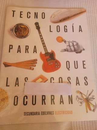 Lote 4 Libros de tecnología 1° ESO Edelvives