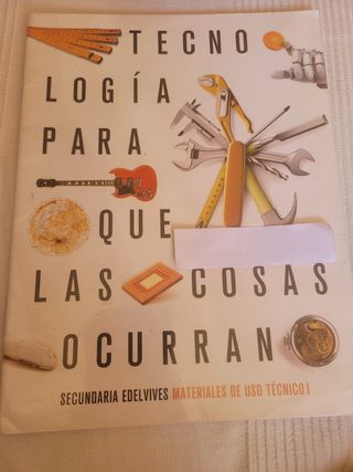 Lote 4 Libros de tecnología 1° ESO Edelvives
