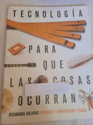 Lote 4 Libros de tecnología 1° ESO Edelvives