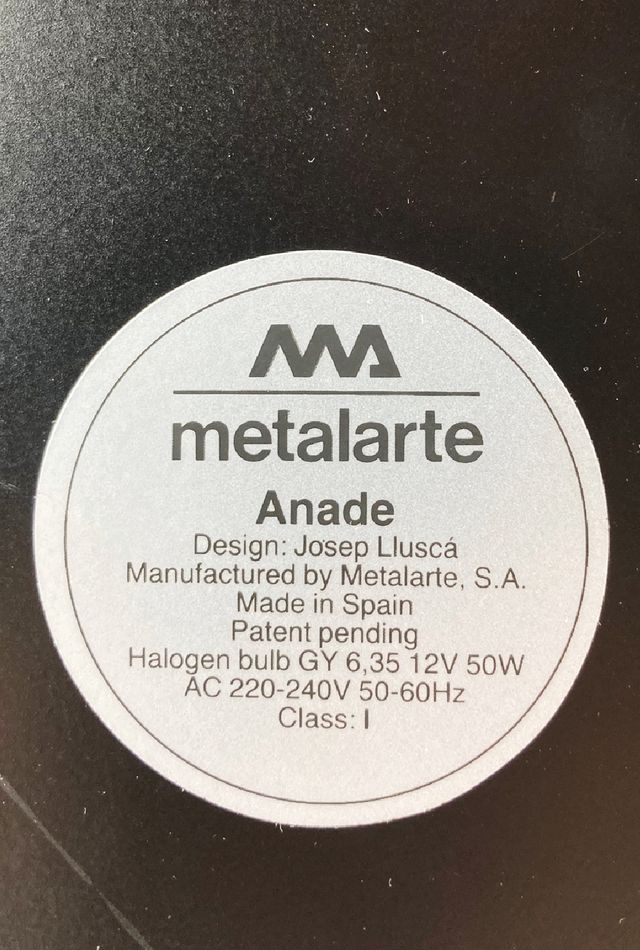 Lampara de escritorio Metalarte Anade