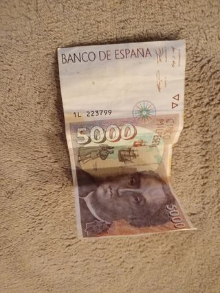 billetes 5000 pesetas
