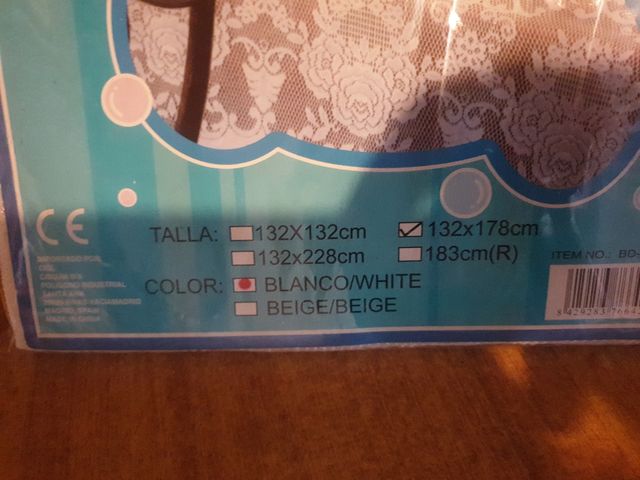 Mantel blanco encage