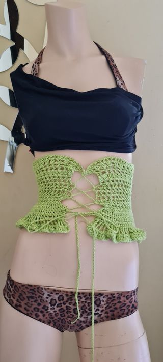 corsetto bustier crochet 