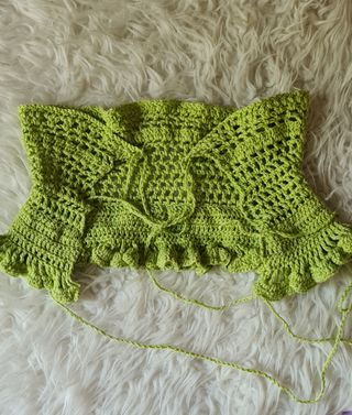 corsetto bustier crochet 
