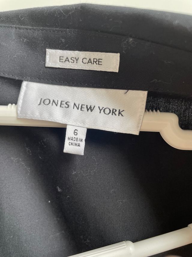 Camisa negra mujer Jones New York a estrenar