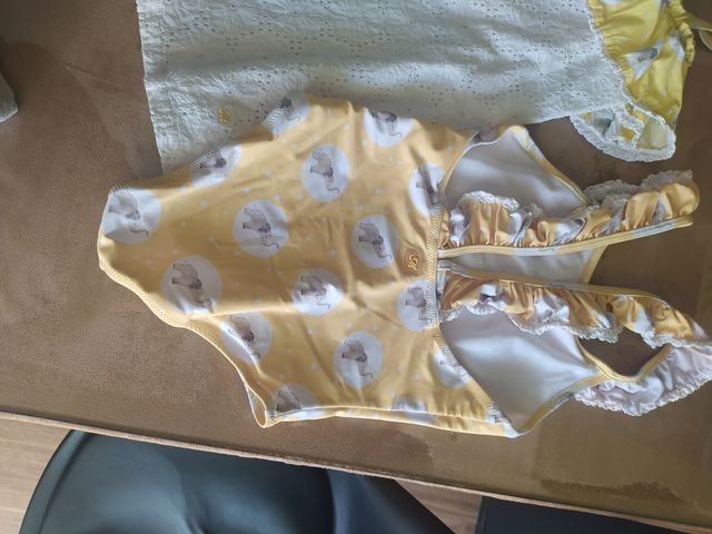 conjunto de vestido y bañador Miranda talla 10 año