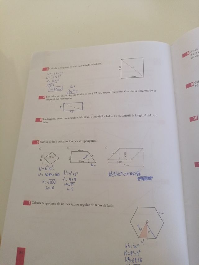 Ejercicios de Matemáticas