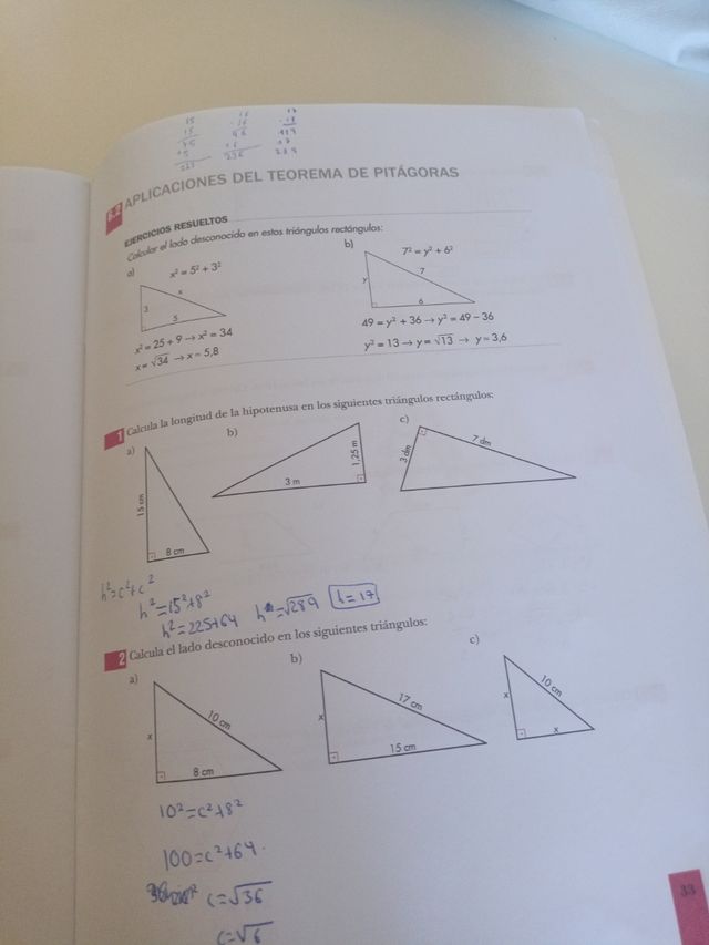 Ejercicios de Matemáticas
