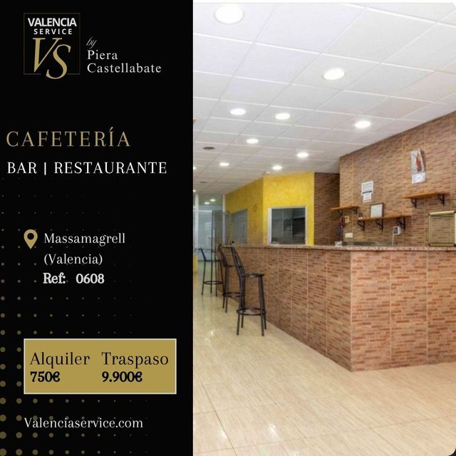 0608 -CAFETERÍA-BAR-RESTAURANTE EN MASSAMAGRELL