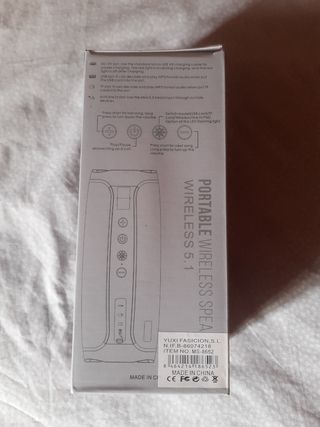 ALTAVOZ PORTÁTIL BLUETOOTH 