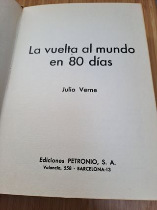LA VUELTA AL MUNDO EN 80 DÍAS - JULIO VERNE