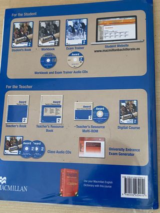 Libro ingles Student’s Book 2 Bachillerato Award