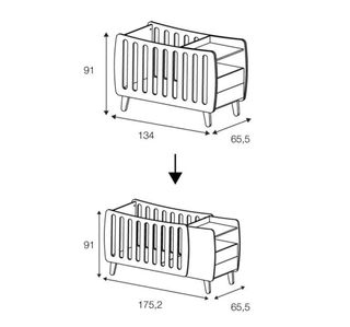 Cuna Harmony Evolutive marca Micuna