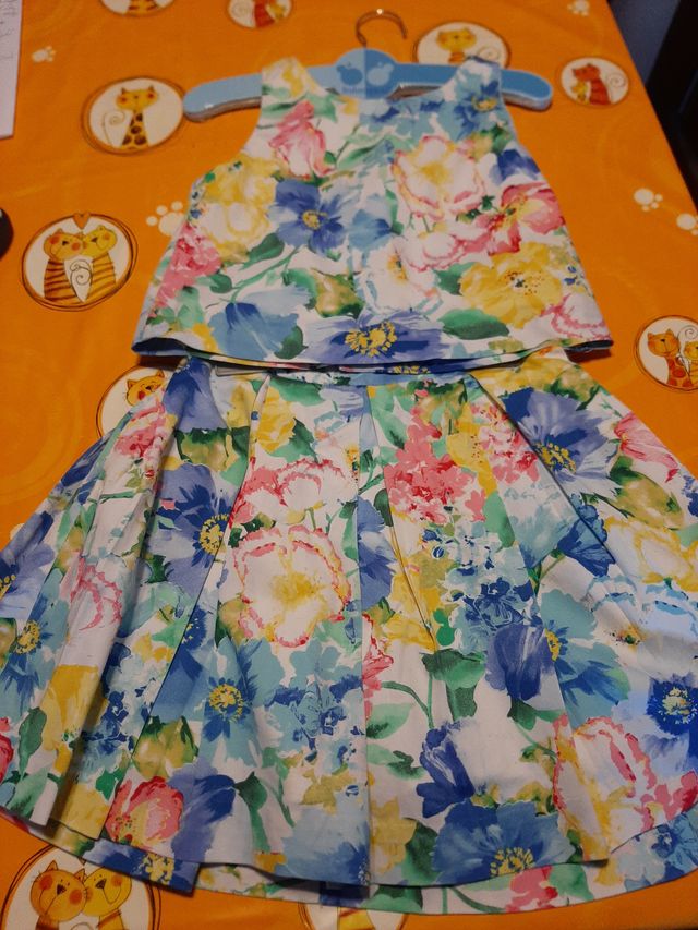 Vestido Ralph Lauren 8 años.2 piezas