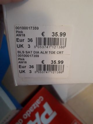 Zapato tacón Rosa brillantes 