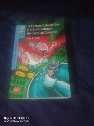 libro capitán calzoncillos