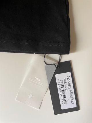 T-shirt Pequs oversize "Harpy" nera