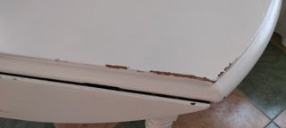 Mesa de madera ampliable.