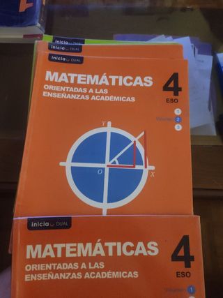 Libro 4°ESO Matemáticas académicas Oxfo