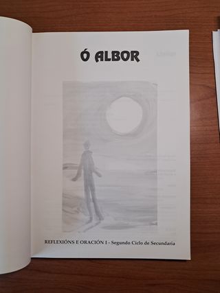 Libro de asignatura religión de la ESO "Ó Albor"