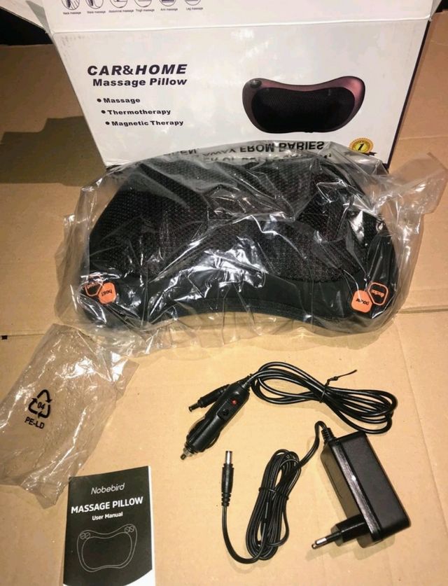 Cojín de masaje lumbar y cervical.