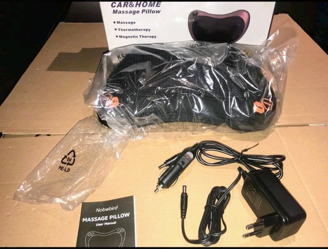 Cojín de masaje lumbar y cervical.