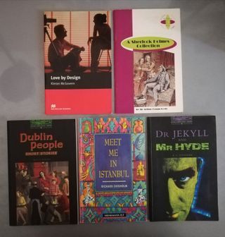 Lote de libros y material para aprender inglés