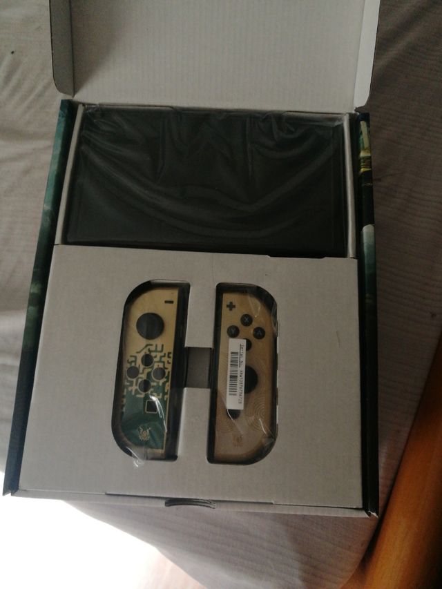 switch zelda oled + caja + Garantía pantalla