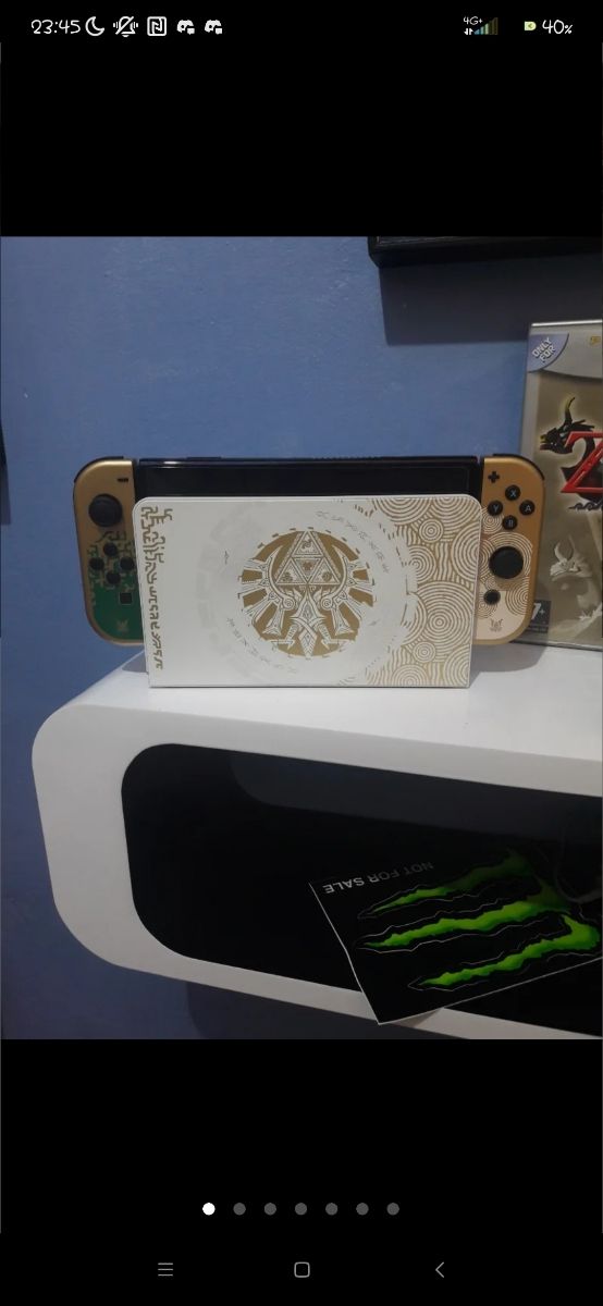 switch zelda oled + caja + Garantía pantalla