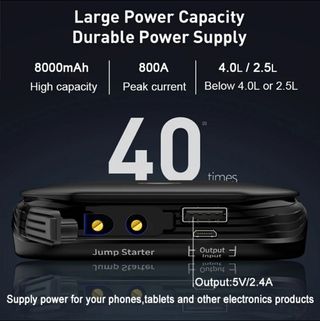 BOOSTER Arrancador batería coche 800A FUENGIROLA