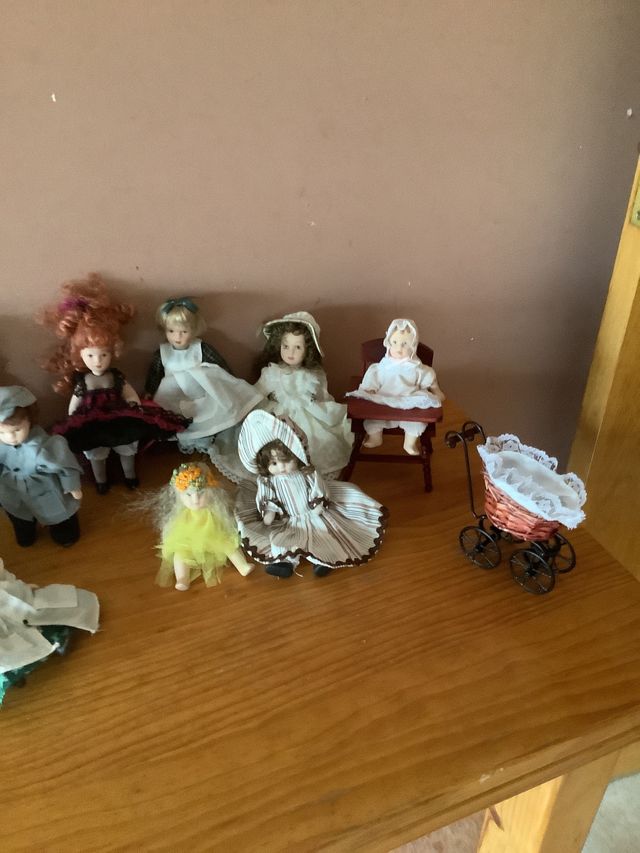 Lote de muñecas de porcelana vintage