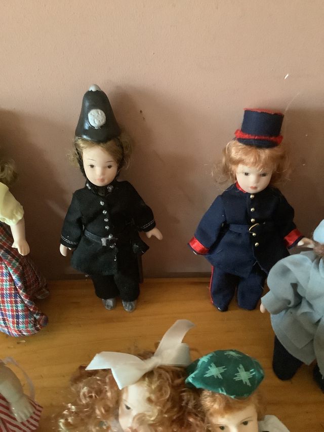 Lote de muñecas de porcelana vintage