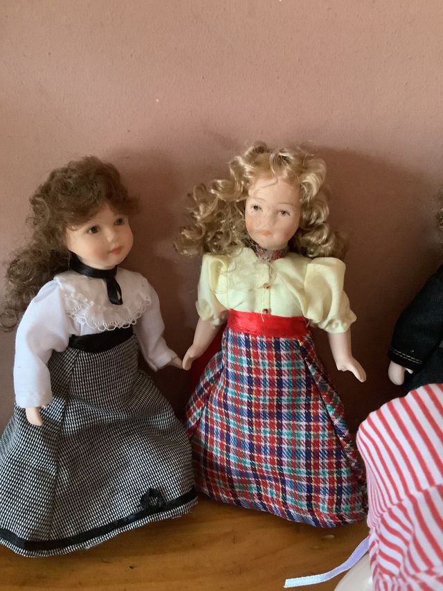 Lote de muñecas de porcelana vintage