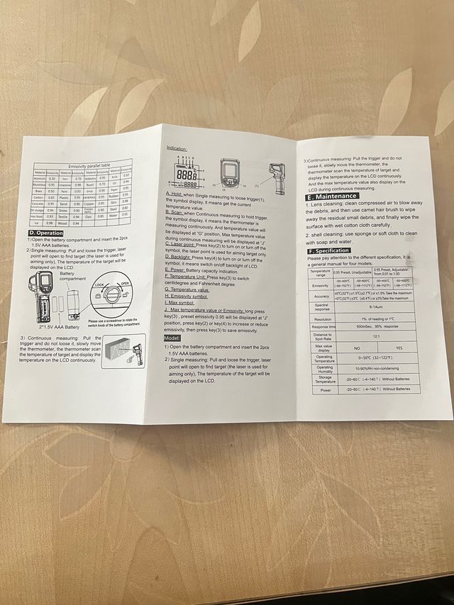 Termómetro Infrarrojo