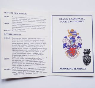 Insignia Policía Gran Bretaña 