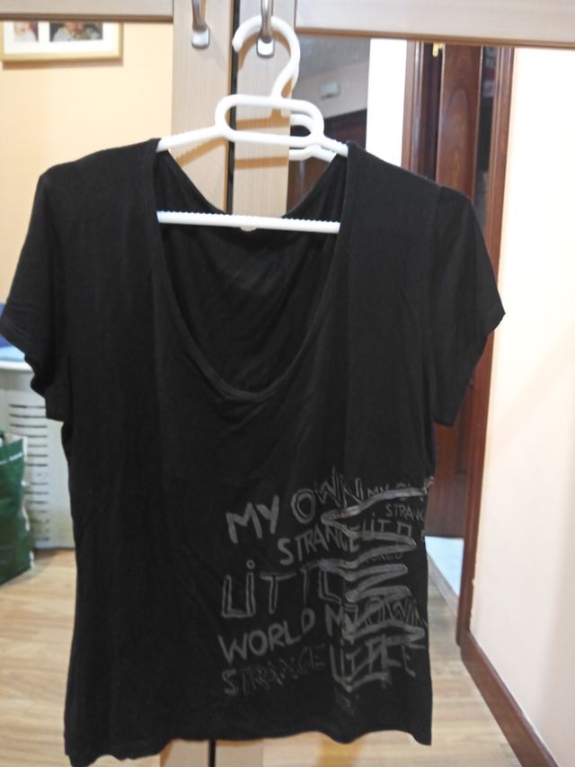 Camisetas elásticas talla L chica