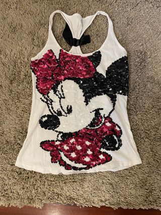 CAMISETA MINNIE MOUSE LENTEJUELAS