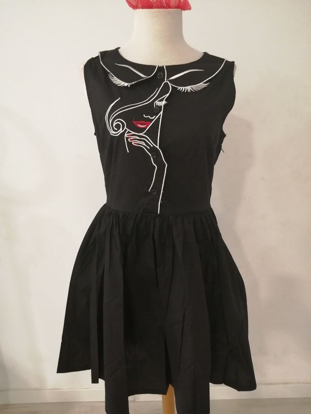 Vestido negro talla S