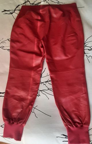 3 Pantalones, 2 cuero Mango.