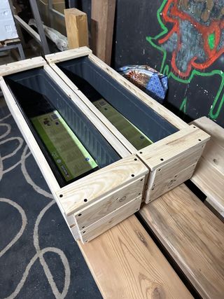 Jardineras a medida de envase con riego automatico