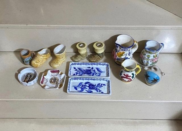 Lote antigüedades cerámica