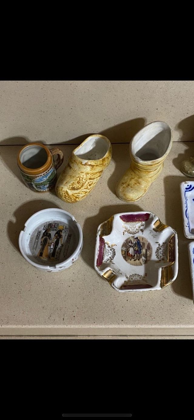 Lote antigüedades cerámica