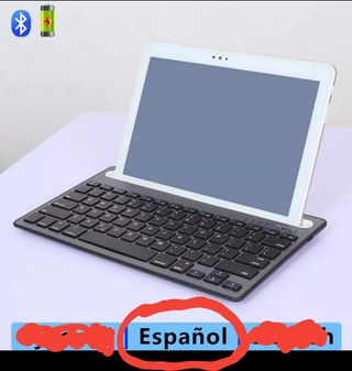 Teclado inalámbrico PC Soporte Tablet Fuengirola 